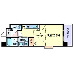 アルファレガロ三篠の物件間取画像